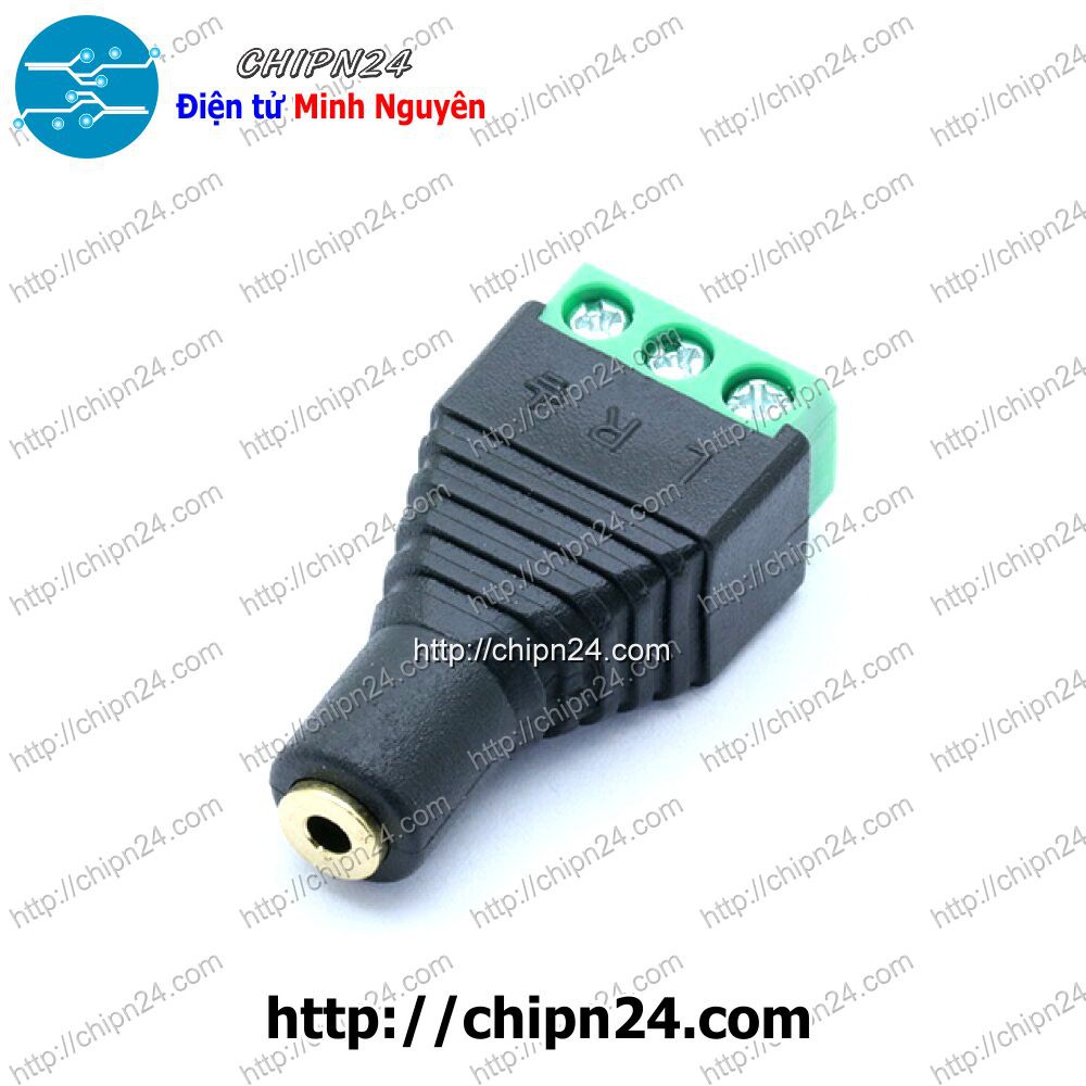 [1 CÁI] Jack chuyển Audio 2.5mm ra Domino 3 chân CÁI