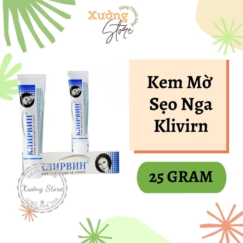 [CHÍNH HÃNG] Kem làm mờ sẹo Nga - 25g - sản phẩm cực ưng í cho làn da sẹo, mụn, vết nứt sau sinh - kiên trì sau 2 tháng