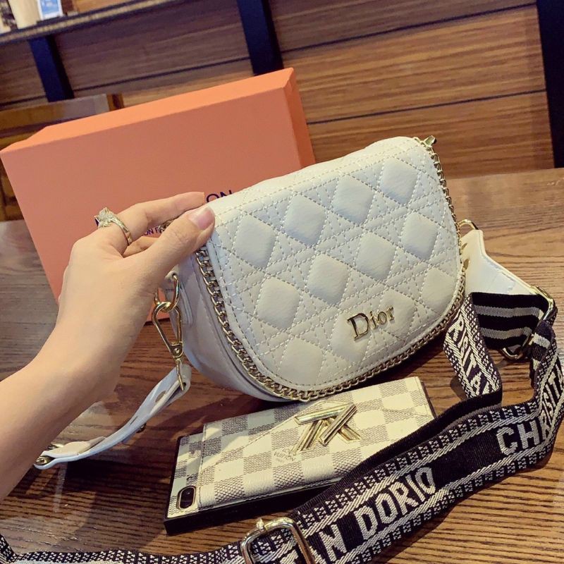 TÚI XÁCH NỮ DIOR XÍCH VIỀN HÀNG CAO CẤP 20CM FORM ĐẸP DA MỀM