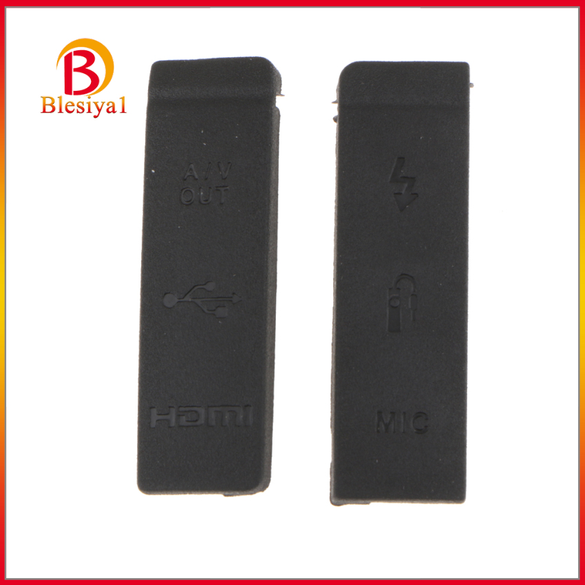 Set 2 Nắp Cao Su Usb Hdmi Chống Bụi Dành Cho Máy Canon Eos 5d2 5d Mark Ii
