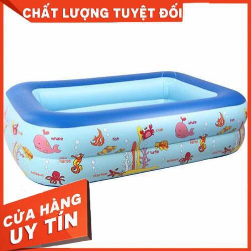 [XẢ KHO+FREE SHIP] BỂ BƠI PHAO VUÔNG 2 TẦNG 3 TẦNG 1M2 1M5 1M8