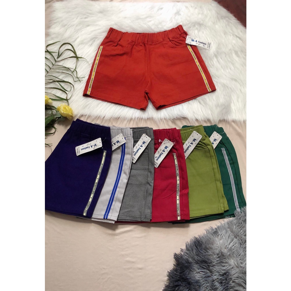 Quần shorts ngắn, quần đùi mặc nhà, chất kaki siêu co giãn nhiều màu/ freesire
