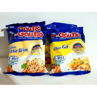 COMBO 10 GÓI CHÁO ĂN LIỀN GẤU ĐỎ[ gói 50g ]