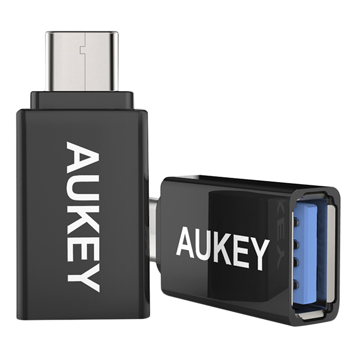 Mua Ngay Bộ 2 Đầu Chuyển OTG 3.0 Từ USB Ra USB Type-C Aukey CB-A1 - Hàng Chính Hãng