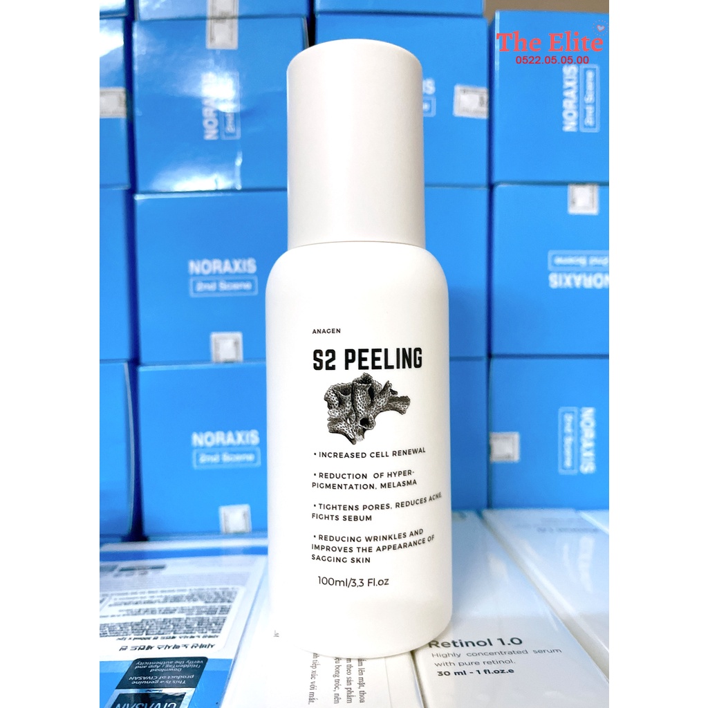 [Mã 254FMCGSALE giảm 8% đơn 500K] Tinh chất peel S2 PEELING - SPONGILLA SPICULE PEELING chiết 10 ml