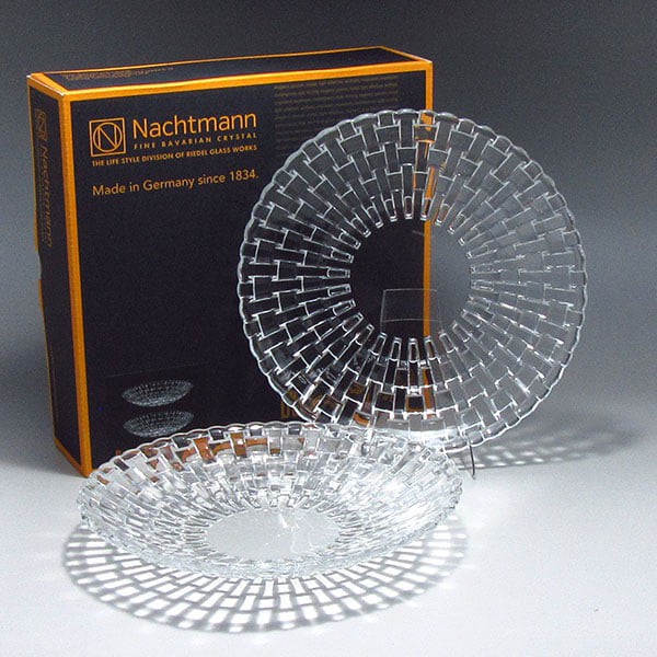 Set 2 đĩa pha lê Nachtmann Bossa Nova 98035 23cm