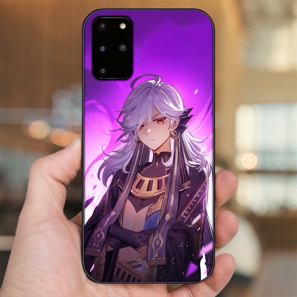Ốp lưng Samsung S20 Plus viền đen in hình Cyno Genshin Impact