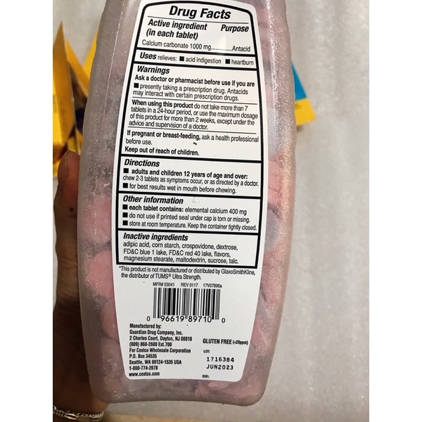 viên ngậm ANTACID 265 viên ngậm hỗ trợ dạ dày, tiêu hoá