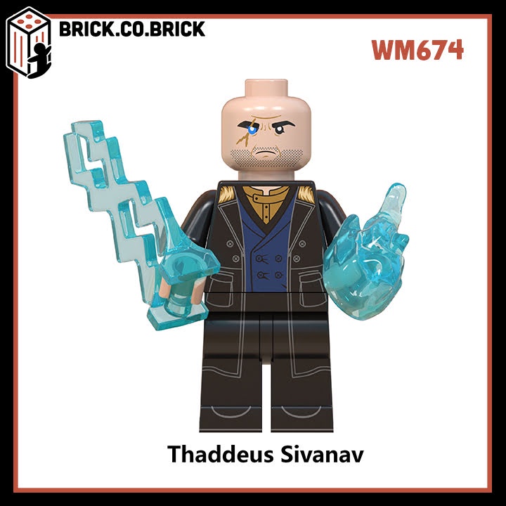 Xếp Hình Shazam Billy Batson Mary Thaddeus Sivana Freddy Freeman Darla Pedro Pena Minifigures Super Hero WM6058