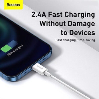 Cáp sạc lightning Baseus Sạc nhanh cho iPhone/ iPad (2.4A, 480Mbps, Fast charge, ABS/ TPE Cable)