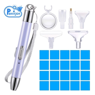 Bộ 28 Dụng Cụ Bút Vẽ Tranh Đính Đá 5d Kèm Hộp Đựng