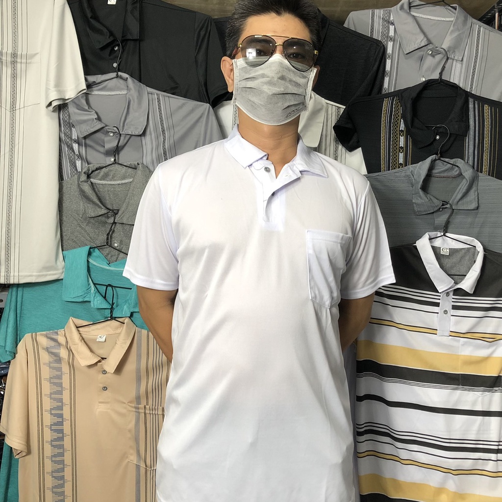 COMBO 4 Áo thun nam trung niên cotton lạnh tay ngắn polo trơn form rộng cổ trụ - Xưởng sỉ Toàn Phát | BigBuy360 - bigbuy360.vn