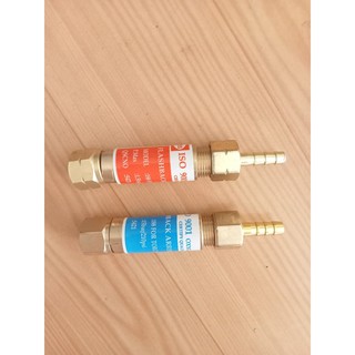 Bộ van chống cháy ngược ren 3/8 cho tay hàn-cắt hơi/ cắt gió đá