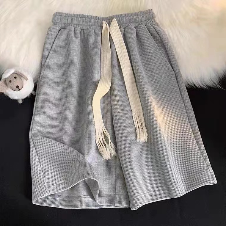 Quần short SUXI ống rộng màu trơn đơn giản thời trang dành cho nữ