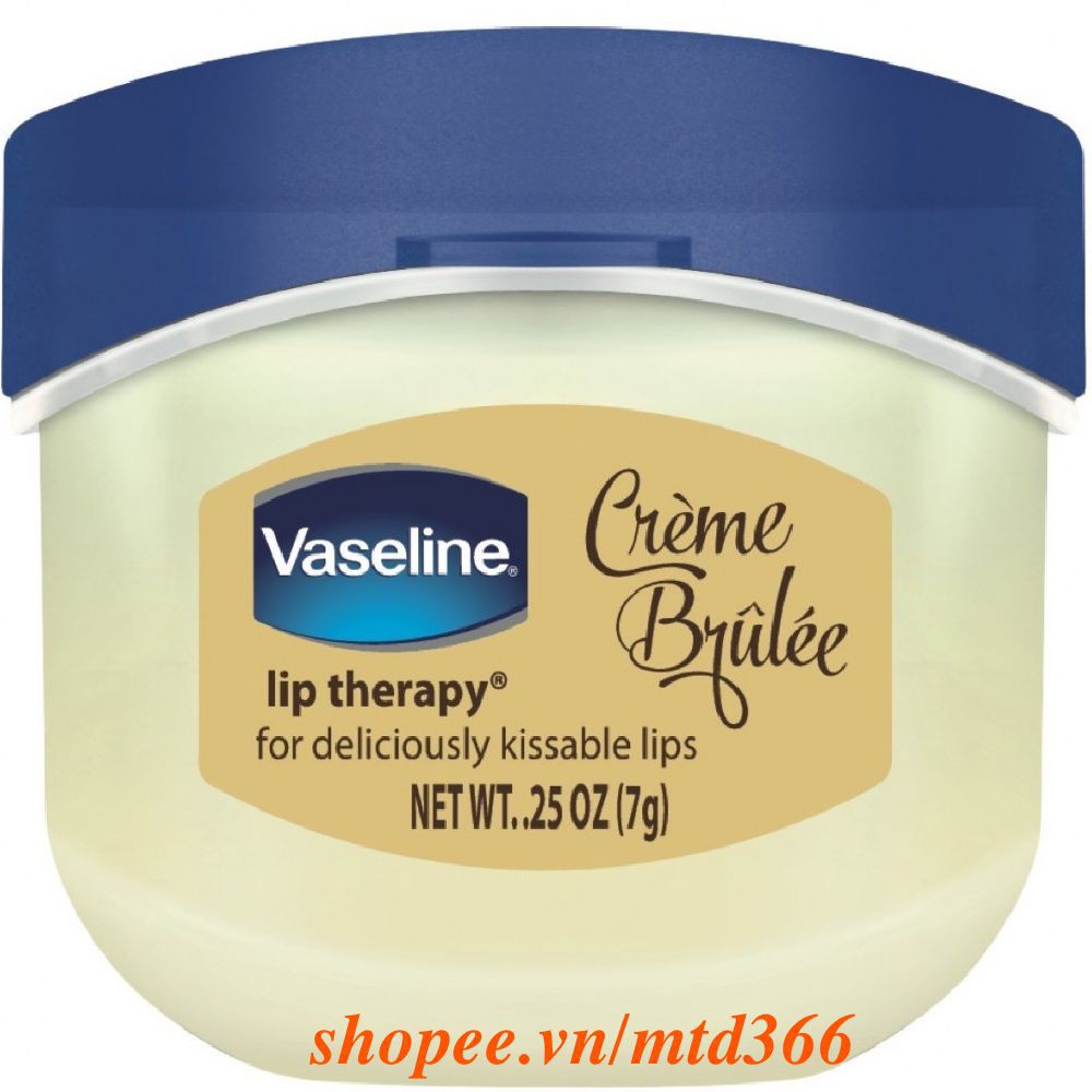 Sáp Dưỡng Môi 7g Vaseline Lip Therapy Creme Brulee Không Màu