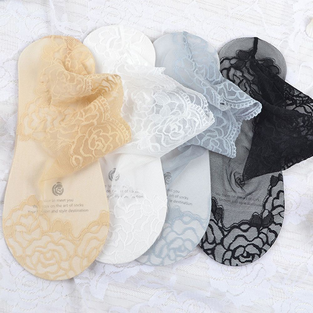 Tất Chân Ren Hoa Dành Cho Nữ