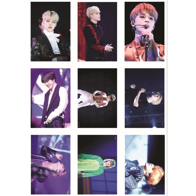 Lomo card ảnh BTS JIMIN on stage Full 99 ảnh