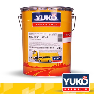 Nhớt cao cấp YUKO MEGA DIESEL 15W40 CI4/SL 20L (XÔ THIẾC)