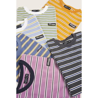 Áo Basic Tee (ver. sọc) (6 màu)