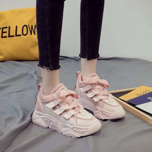 [Mã FAGREEN245 giảm 10% tối đa 30k đơn từ 99k] Giầy nữ siêu cá tính, dây to phong cách hàn 2020 mã T24 | BigBuy360 - bigbuy360.vn