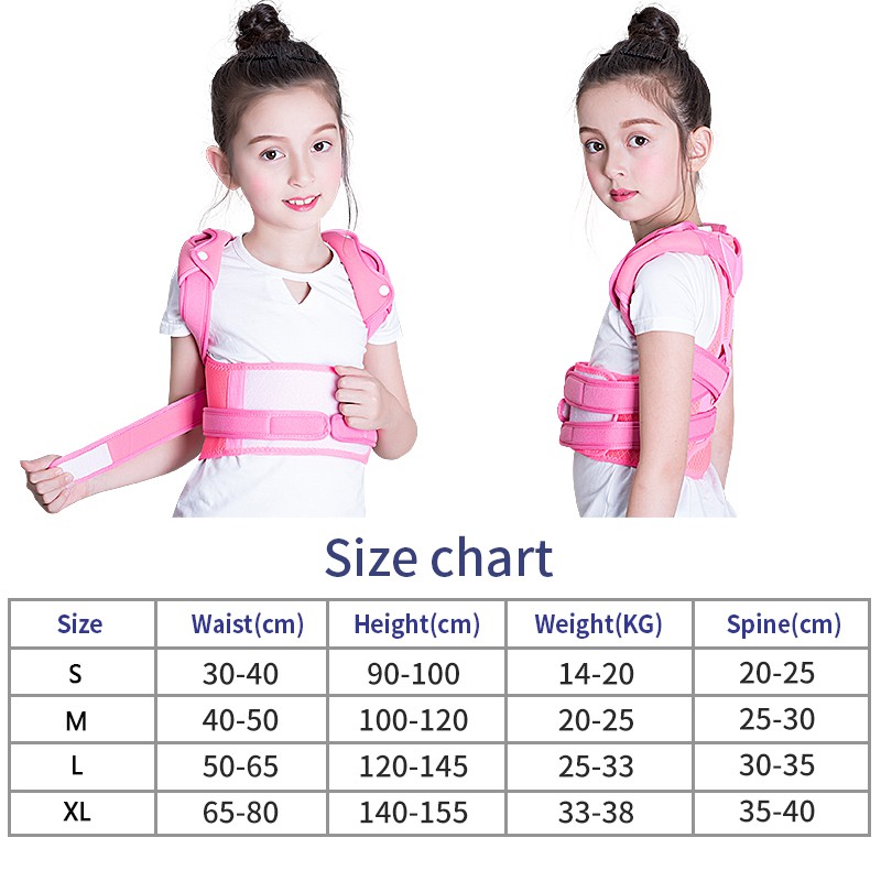 Đai Đeo Cho Bé Junlaikang Hỗ Trợ Điều Chỉnh Tư Thế Lưng Và Vai Hiệu Quả