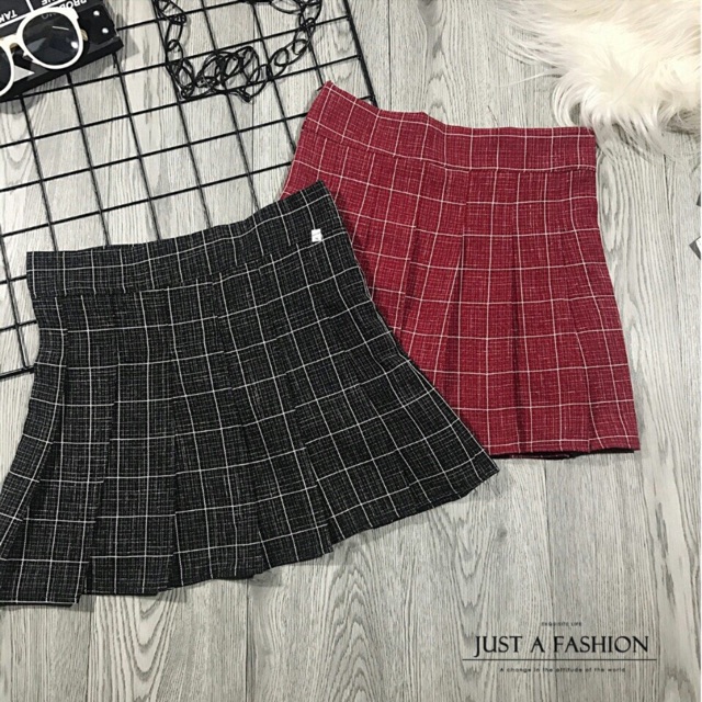 Chân váy tenis kaki mềm