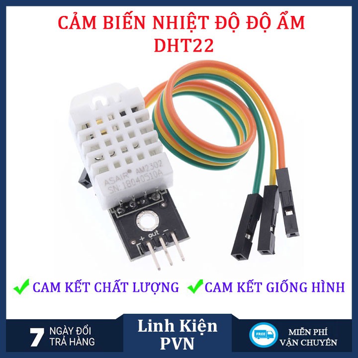 Module Cảm Biến Nhiệt Độ và Độ Ẩm DHT22 - AM2302