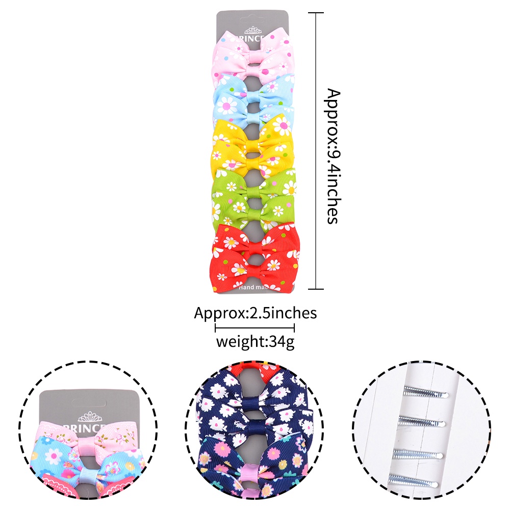 Set 10 kẹp tóc KIDSBOWS dễ thương ngộ nghĩnh cho bé gái