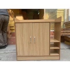 Tủ để giày dép 3 ngăn - Tủ gỗ để giày thiết kế 2cánh,3 ngăn hiện đại