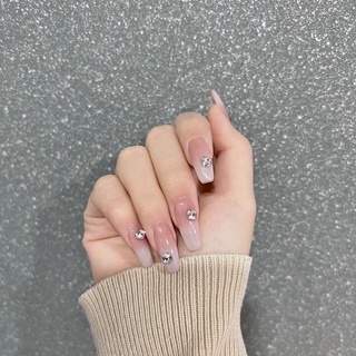 Bịch Đá Chân Nhọn Trắng Pha Lê Đính Móng