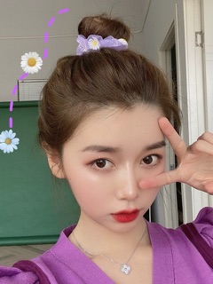 CỘT TÓC SCRUNCHIES - bông cúc