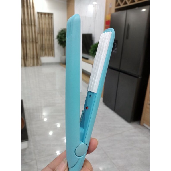 Máy dập xù tóc kiêm hàn túi mini maketime kèm hộp nhựa