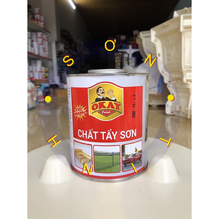 Chất tẩy sơn OKAY 350ml, 1 lít