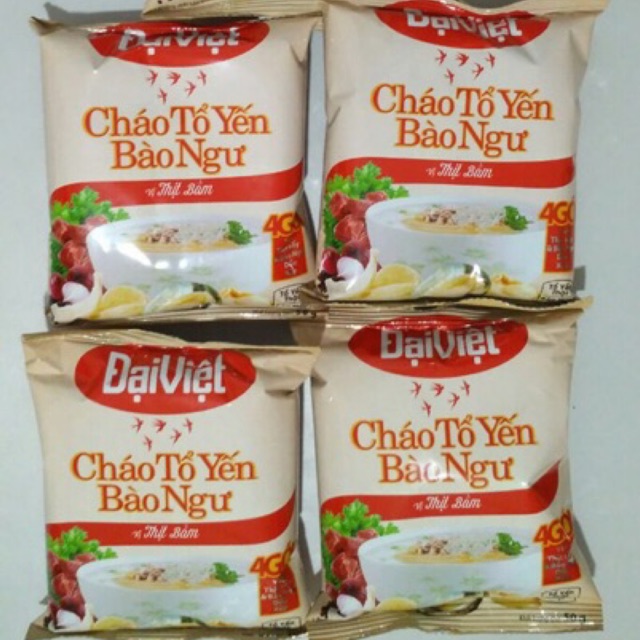 Set 10 Gói Cháo Tổ Yến Bào Ngư Đại Việt 50g