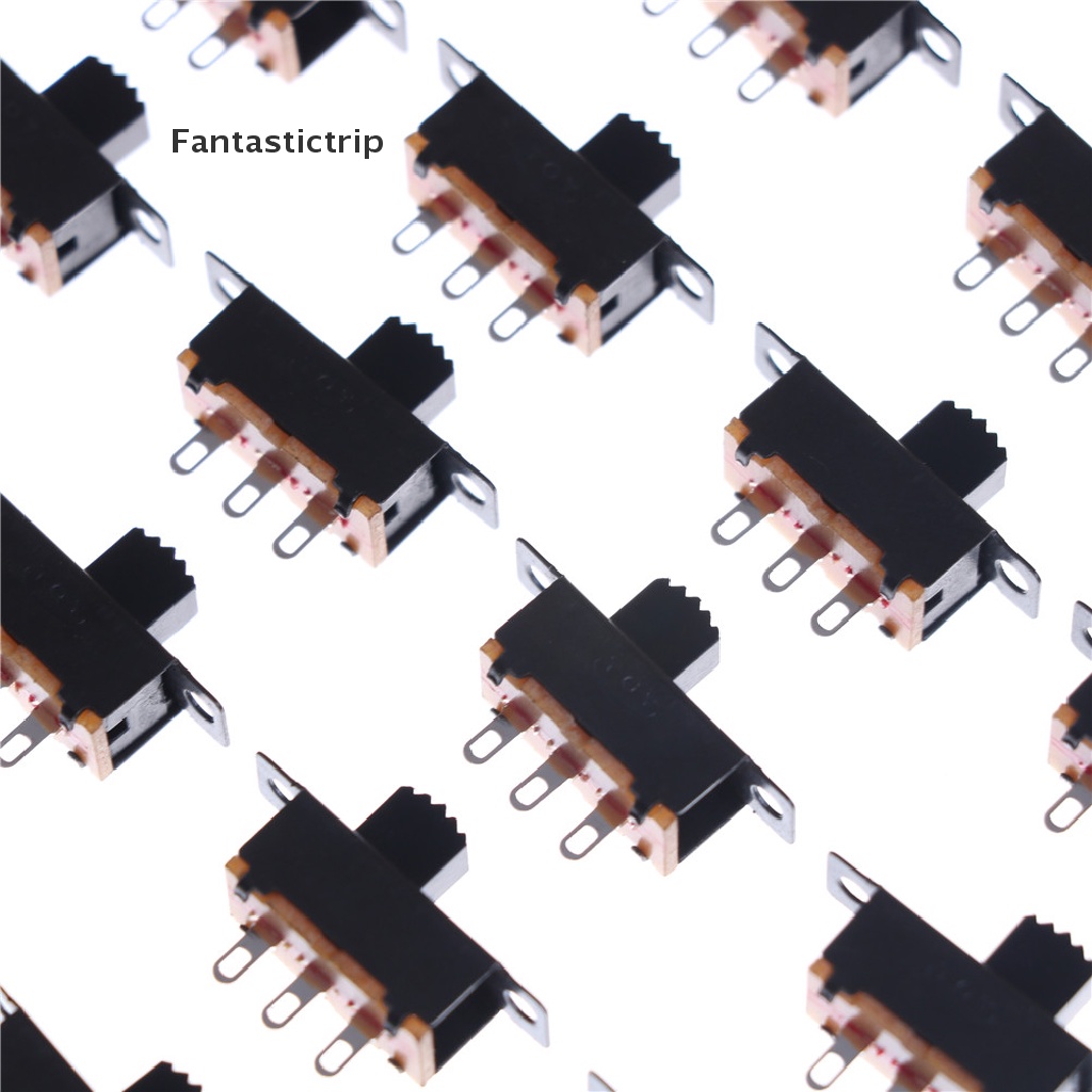 Set 20 Công Tắc Trượt Mini SPDT Màu Đen 5V 0.3A SS12F32