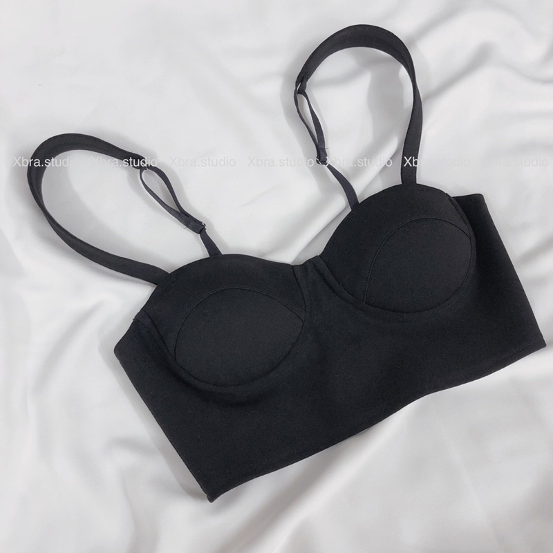Áo bra corset Umi quai bản to hàng thiết kế