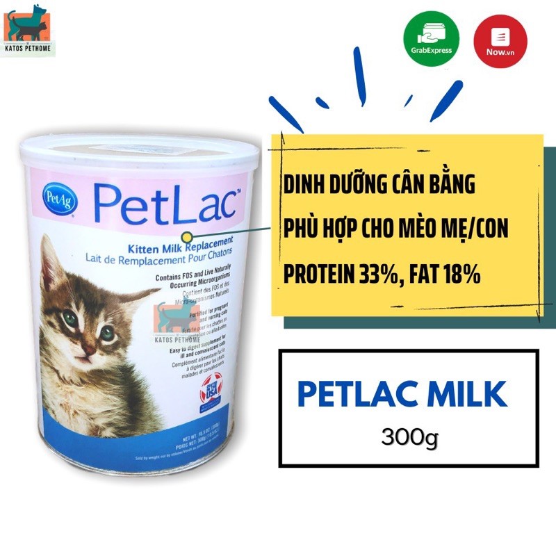 Sữa Petlac chuyên mèo lon 300gr