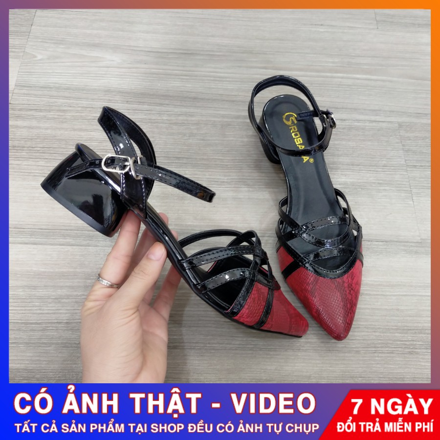 [ẢNH THẬT - FREE SHIP] Giày sandal thời trang ROSATA RO281 - HÀNG VIỆT NAM - BKSTORE