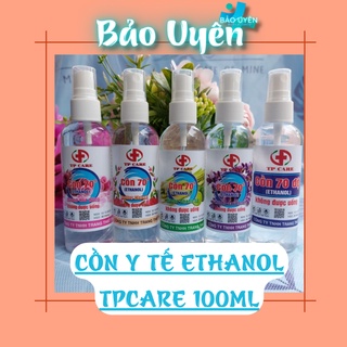 Cồn xịt sát khuẩn ethanol 70 độ 100ml cồn 70 độ 5 lít sát khuẩn - tpcare