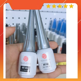 [HÀNG CHÍNH HÃNG] 01 CHAI gel vẽ cọ nét hoa hồng trắng, đen chất sơn siêu đặc, đầu cọ mảnh nhỏ vẽ móng nails chuyên ngh