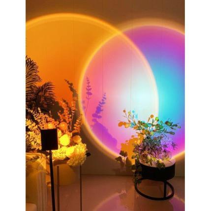 [Cực Hot] Đèn Hoàng Hôn Chuyển Được 4 Màu Đèn Quay Tik Tok Hot Nhất Hiện Nay Đèn LED Sunset