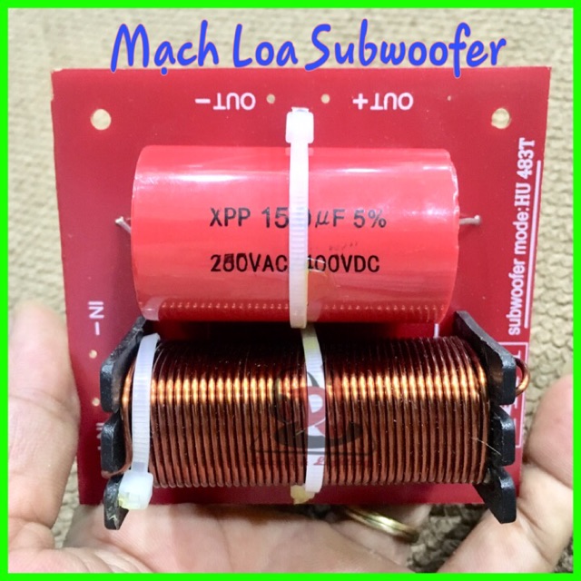 Mạch phân tầng loa subwoofer 01 cái, loa sub, mạch lọc súp