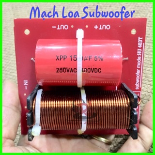Mạch phân tầng loa subwoofer 01 cái, loa sub, mạch lọc súp