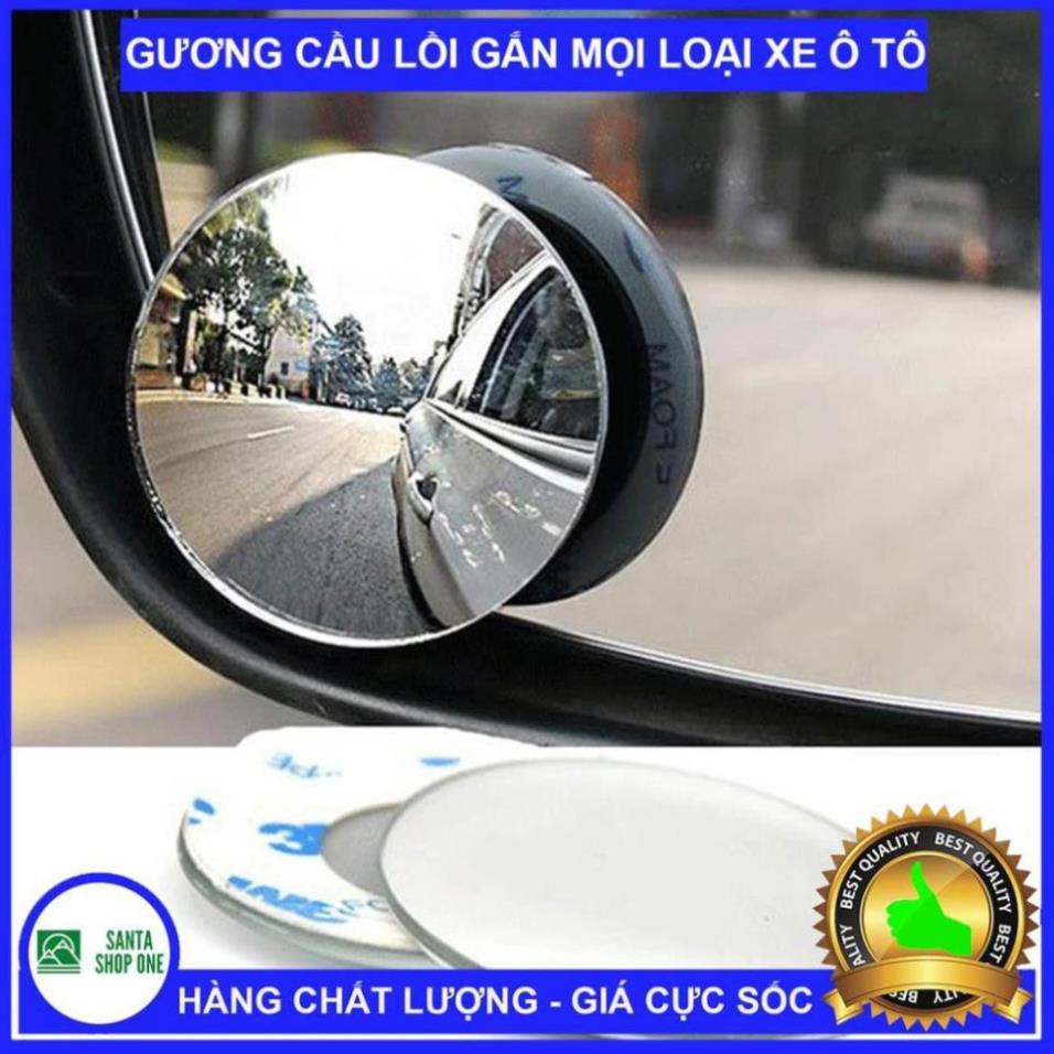 [SALE 3 NGÀY] Gương Cầu Lồi Xe Ô tô - Gương Góc Rộng - Chống Điểm Mù, Hạn Chế Va Chạm, An Toàn Cho Lái Xe - BAOBAO