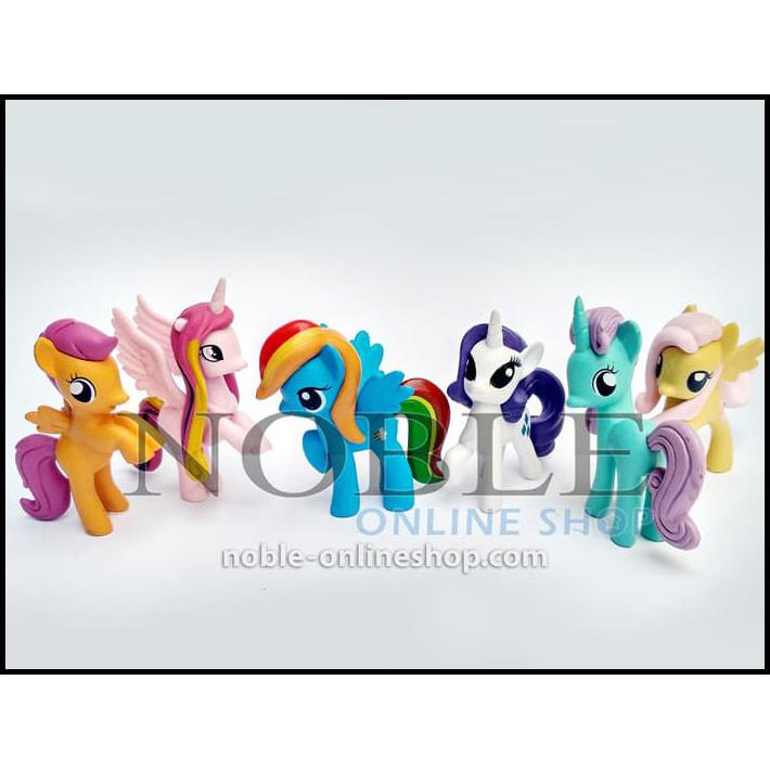 Set 12 Mô Hình Đồ Chơi Các Nhân Vật Trong Phim Hoạt Hình Little Pony-Rainbow Dash-Toy-Vb271