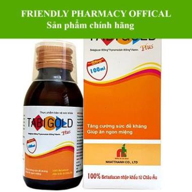 Tabi gold - Siro ăn ngon giúp trẻ thèm ăn tự nhiên, tăng cường hấp thu, tăng sức đề kháng (100ml)