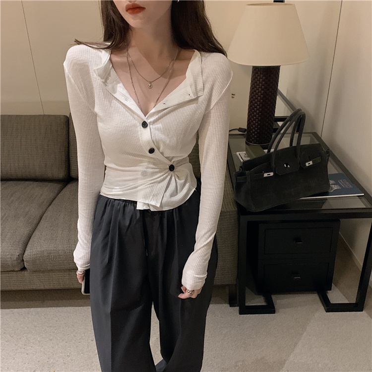 Áo cardigan nữ dáng ôm tay dài thời trang Hàn Quốc cuốn hút