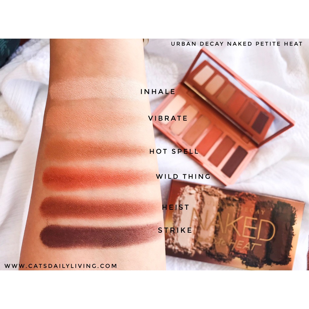 BẢNG PHẤN MẮT URBAN DECAY NAKED PETITE HEAT 6 Ô CHÍNH HÃNG