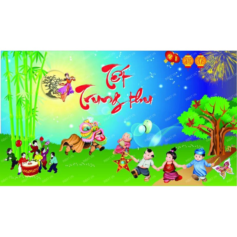 DECAL trang trí TẾT Trung Thu