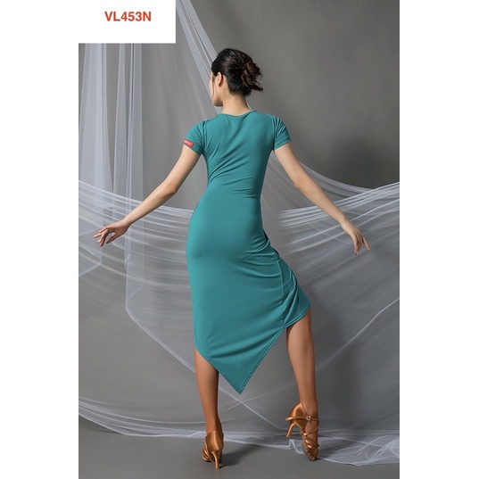 ĐẦM KHIÊU VŨ BƠ ĐẦM LATIN THUN CO GIÃN VL453N